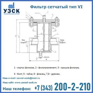 Фильтр сетчатый ФС по Т-ММ-11-2003 в Балашихе