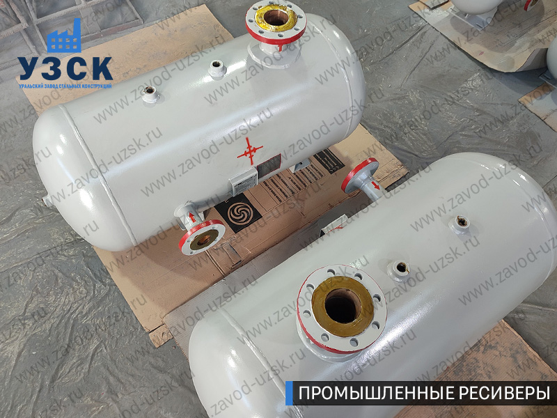 фотография промышленных ресиверовдля газа Балашиха